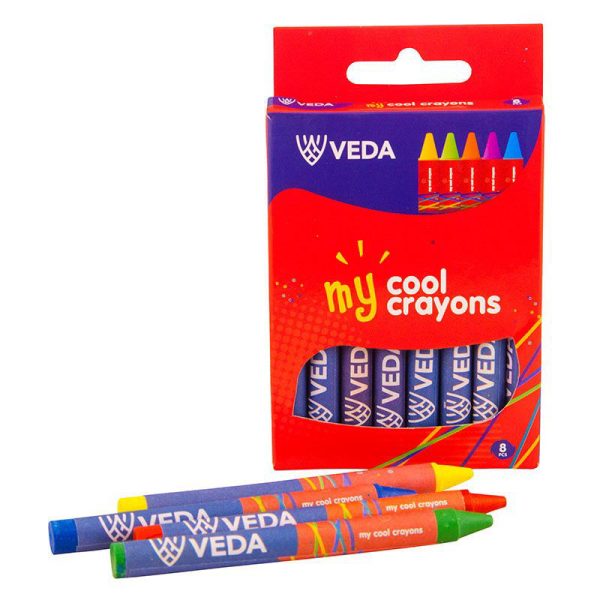 Veda Crayons 8 Colours
