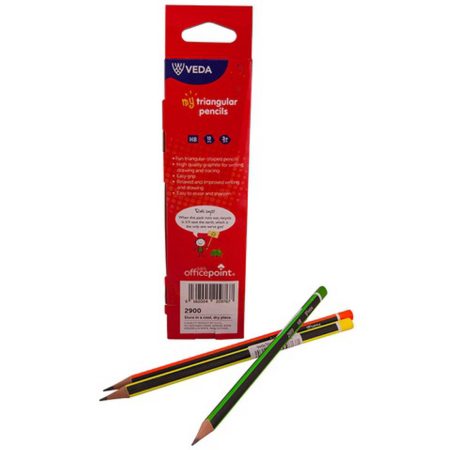 Veda Triangular HB 2900 Pencils (12pcs Pack)