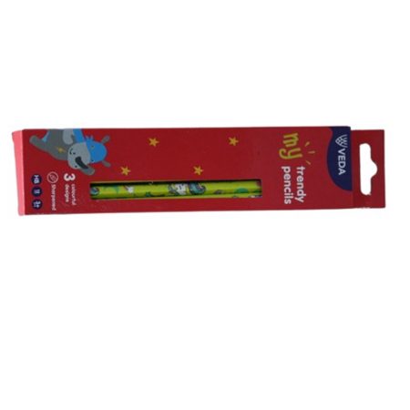 Veda 3800 My Trendy HB Pencils - for School & Office