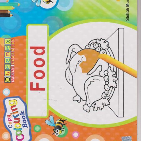 Queenex Copy Colouring Book - Food | For Early Learners