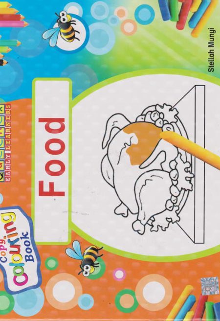Queenex Copy Colouring Book - Food | For Early Learners