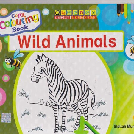 Queenex Copy Colouring Book - Wild Animals (Early Learners)