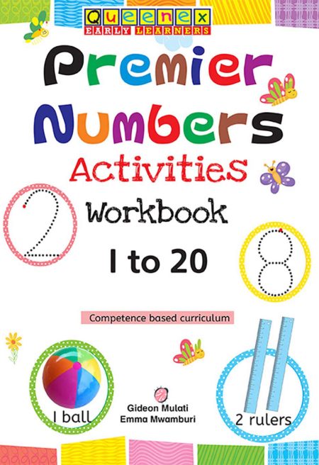 Queenex Premier Numbers 1-20 Activities Workbook CBC