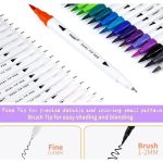 Biro Brush Dual Tip Pen CK-144 – 12 Colors