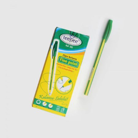 Teepee 302 Fine Tip Ballpen – Green