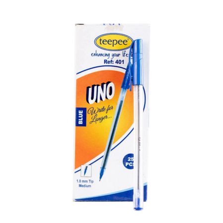 Uno 401 Medium Tip Ballpen – Blue
