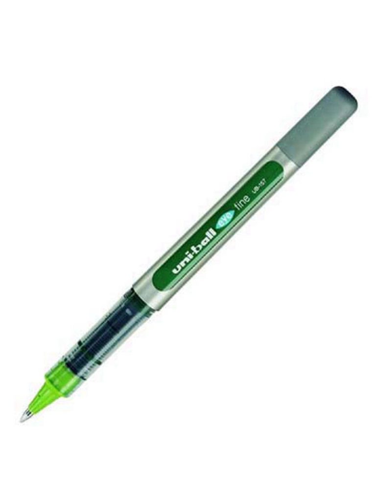 Uniball Eye UB‑157 Rollerball Pen – Light Green