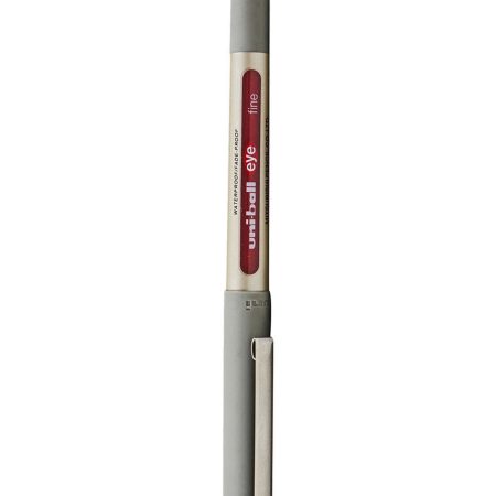 Uniball Eye UB‑157 Rollerball Pen – Wine Red