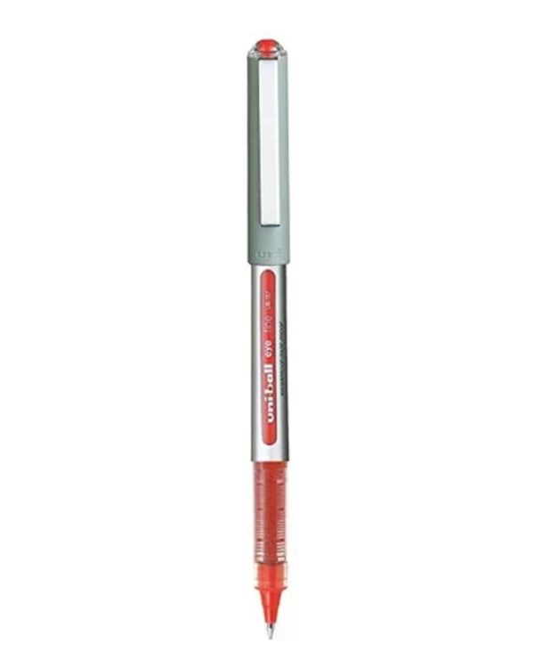 Uniball Eye UB‑157 Rollerball Pen – Red