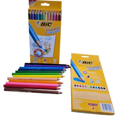 BIC Coloured Pencils 12 pcs – Full Size