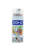 DOMS Colour Pencils 24 pcs – Tin Pack Half Size
