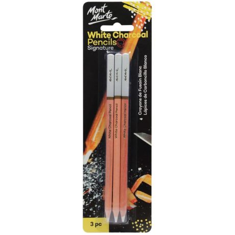 Charcoal Pencil White – 3 Pieces