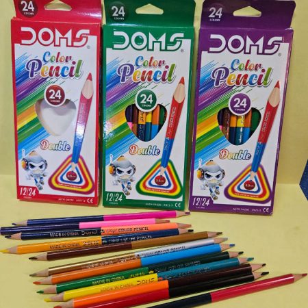 DOMS Double Tip Colour Pencils 24 pcs