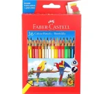 Faber-Castell Colour Pencils 36 pcs Triangular – Full Size