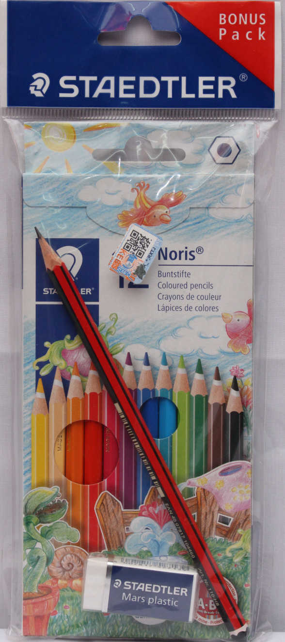 Staedtler Colour Pencil 12 Colours – Full Size
