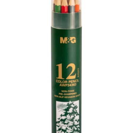 M&G 34363 Colour Pencils 12 pcs Full Size