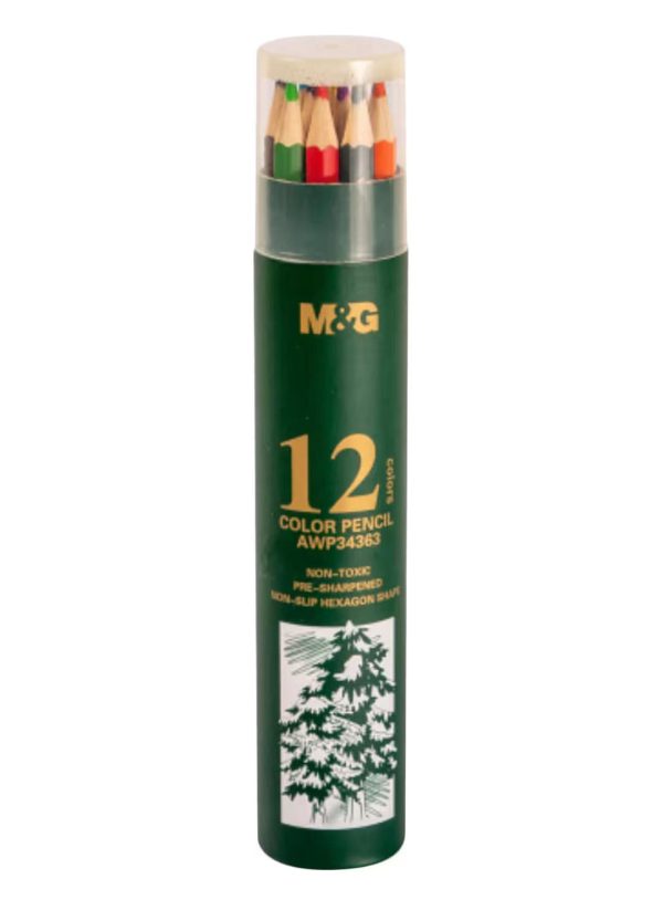 M&G 34363 Colour Pencils 12 pcs Full Size