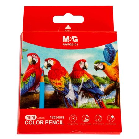 M&G Q5101 Mini Colour Pencils 12 Colours