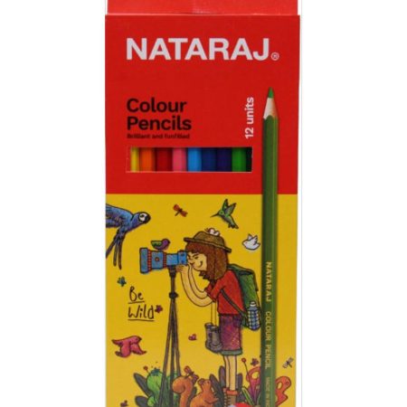 Nataraj 12 Colour Pencils – Full Size