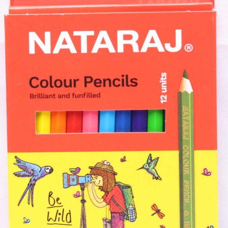 Nataraj Colour Pencils 12pcs – Half Size