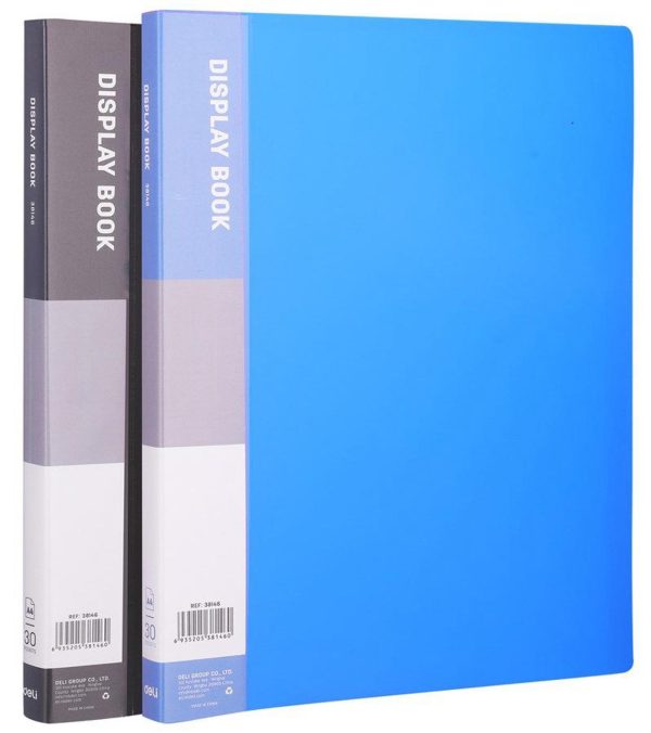 A4 30-Pockets Deli E38146 Display Book