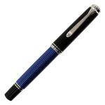 Pelikan Souverän Fountain Pen – Medium Nib Black/Blue