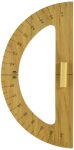 Blackboard Wooden Protractor – Teacher Size (180°)