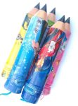 Cylindrical Pencil Pouch (Cartoon)