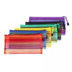 Pencil Pouch With Rainbow Stripes