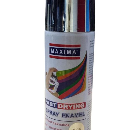 Maxima Spray Paint – 300 ml Chrome Silver (MX307)