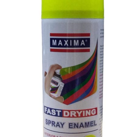 Maxima Spray Paint – 300 ml Yellow Fluorescent (MX201)