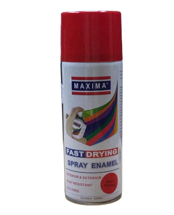 Maxima Spray Paint – 300 ml Fire Red
