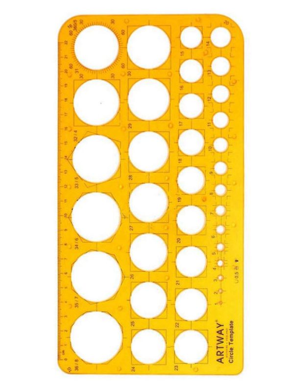 Circle Stencil Template Set