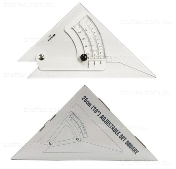 25 cm (10 inch) Adjustable Set Square