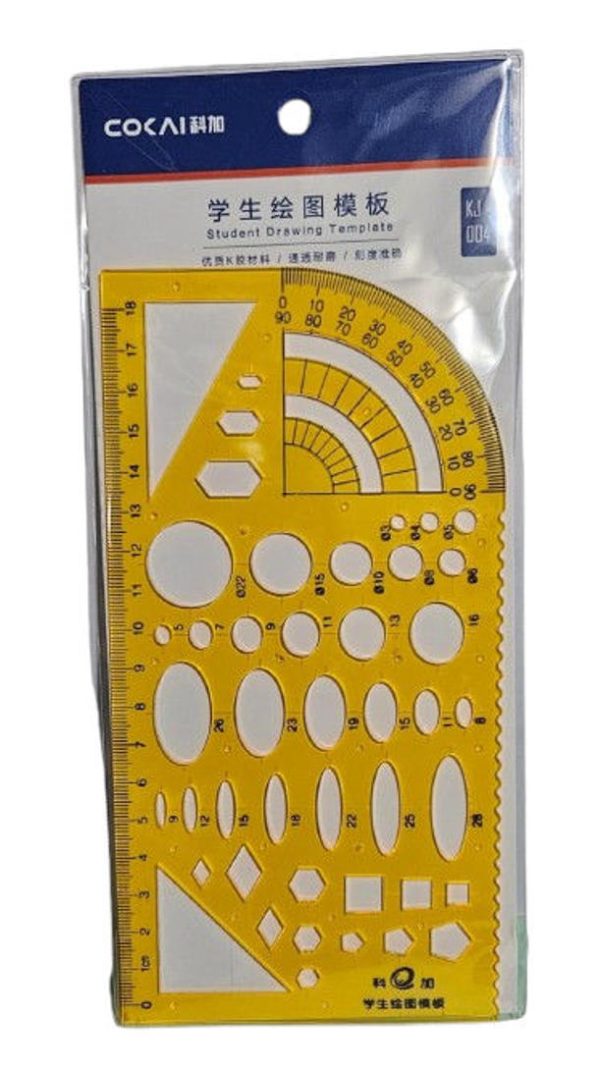 Student Drawing Template Ruler – KJ-004