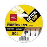 Deli Double-Sided Mounting Tape 25.4mm (1") x 5m