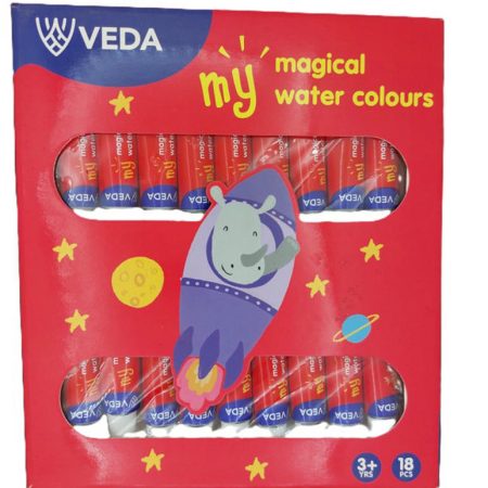 Veda Water Colour Cakes – 18 Colours (WCC‑18)