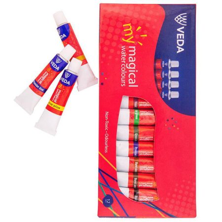 Veda Water Colour Paint Set – 12 Pieces (WCT‑01)