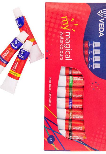 Veda Water Colour Paint Set – 12 Pieces (WCT‑01)