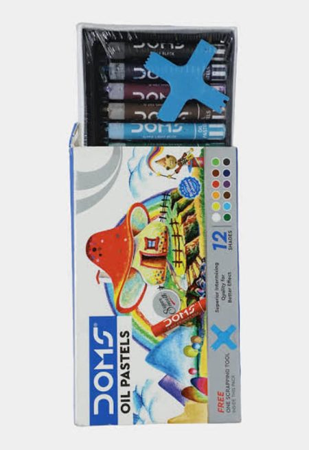 DOMS Oil Pastels – 12 Shades