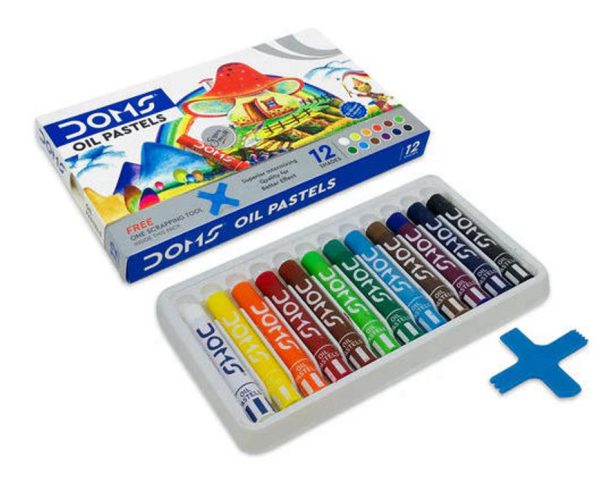 DOMS Oil Pastels – 12 Shades