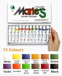 Marie's Tube Watercolour 12ml 12 Colours