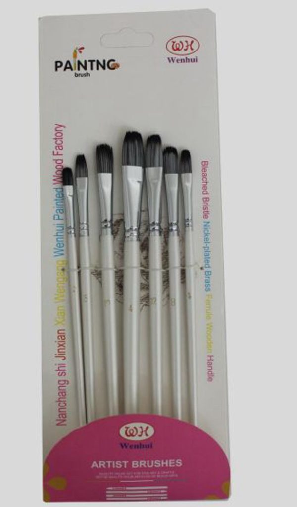 Paint Brush DK930 – 7 Pieces Set Black/White