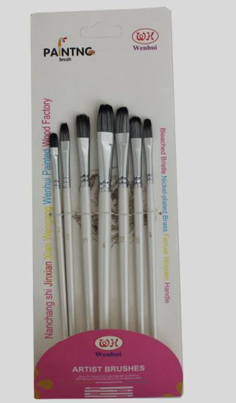 Paint Brush DK930 – 7 Pieces Set Black/White