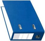 A5 Half-Size Box File Blue