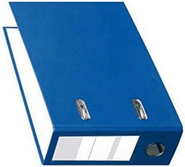 A5 Half-Size Box File Blue