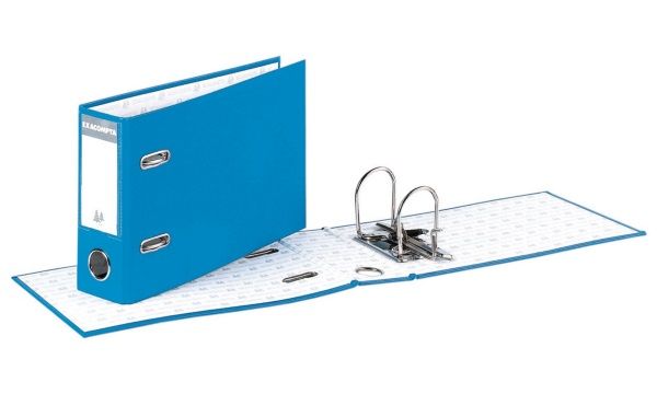 A5 Half-Size Box File Blue
