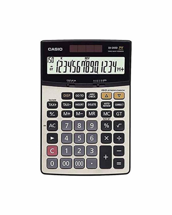 Casio DJ-240D Plus Desktop Calculator – 14-Digit