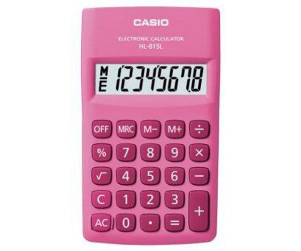 Casio HL-815L Pocket Calculator – 8 Digits