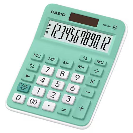 Casio MX‑12B 12‑Digit Mini Desk Calculator